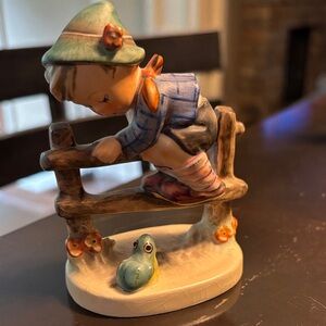 HUMMEL Boy on Fence Figurine (Vintage)